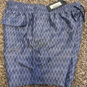 Printed Swim Shorts "Cabo" Geometric Design Lined